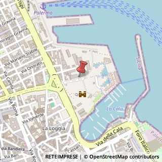 Mappa Via Filippo Patti, 25, 90133 Palermo, Palermo (Sicilia)
