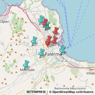Mappa Via Antonio Lavaggi, 90145 Palermo PA, Italia (3.21)