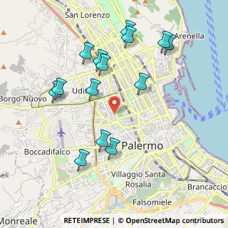 Mappa Via Antonio Lavaggi, 90145 Palermo PA, Italia (2.32286)