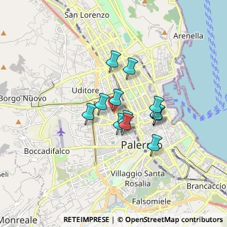 Mappa Via Antonio Lavaggi, 90145 Palermo PA, Italia (1.31583)
