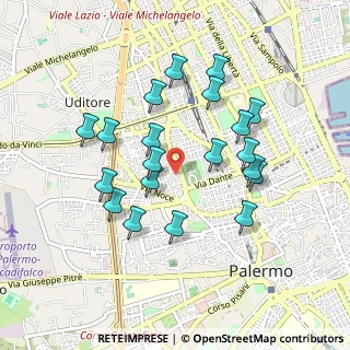 Mappa Via Antonio Lavaggi, 90145 Palermo PA, Italia (0.958)