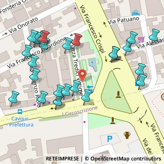Mappa Piazza delle XIII Vittime, 90133 Palermo PA, Italia (0.08929)