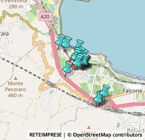 Mappa Via Giuseppe Garibaldi, 98060 Oliveri ME, Italia (0.506)