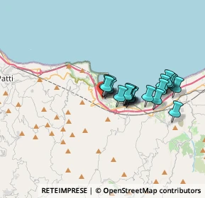 Mappa Via Giuseppe Garibaldi, 98060 Oliveri ME, Italia (3.0135)