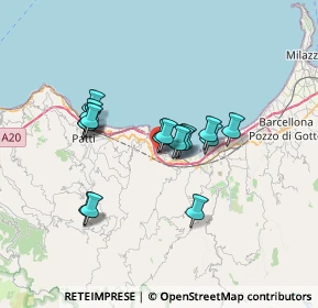 Mappa Via Giuseppe Garibaldi, 98060 Oliveri ME, Italia (6.06813)