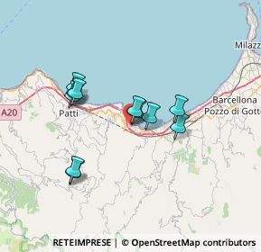 Mappa Via Giuseppe Garibaldi, 98060 Oliveri ME, Italia (6.43818)