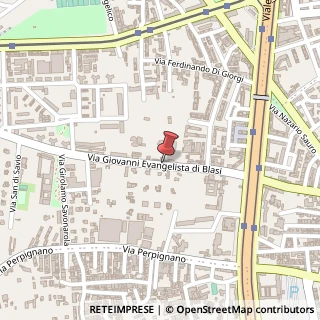 Mappa Via Evangelista di Brasi, 157/B, 90128 Palermo, Palermo (Sicilia)