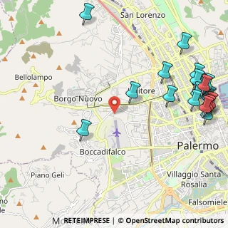 Mappa Via Asmara, 90135 Palermo PA, Italia (3.303)