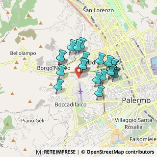 Mappa Via Asmara, 90135 Palermo PA, Italia (1.445)