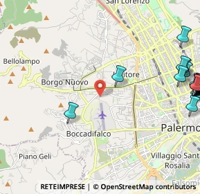 Mappa Via Asmara, 90135 Palermo PA, Italia (3.679)