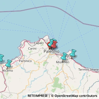 Mappa Via Giuseppe Crispi, 90145 Palermo PA, Italia (23.00455)