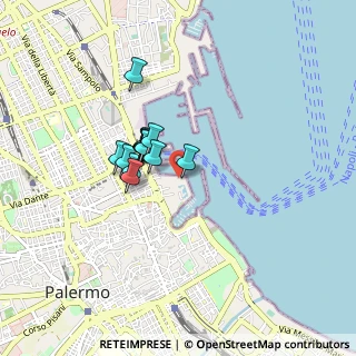 Mappa Molo Sammuzzo, 90139 Palermo PA, Italia (0.61857)