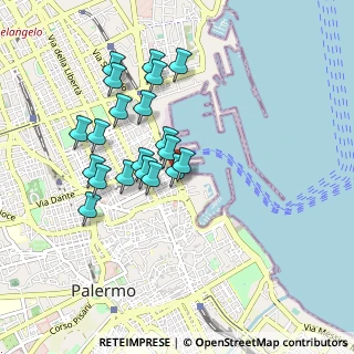 Mappa SS 113, 90014 Palermo PA (0.9135)