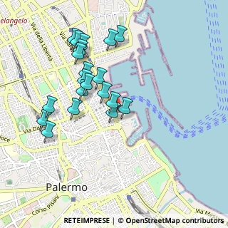 Mappa SS 113, 90014 Palermo PA (1.013)