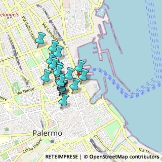 Mappa SS 113, 90014 Palermo PA (0.7915)
