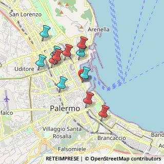 Mappa SS 113, 90014 Palermo PA (1.84833)