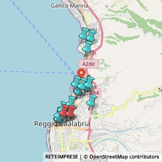 Mappa Via Santa Caterina Ang, 89122 Reggio di Calabria RC, Italia (1.975)