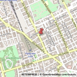Mappa Via Giacomo Cusmano, 47, 90141 Palermo, Palermo (Sicilia)