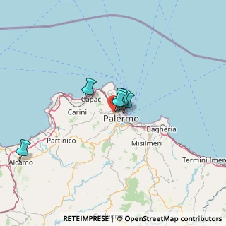 Mappa Via Ignazio Silvestri, 90135 Palermo PA, Italia (55.30786)