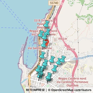 Mappa Via Esperia, 89122 Reggio di Calabria RC, Italia (0.6125)