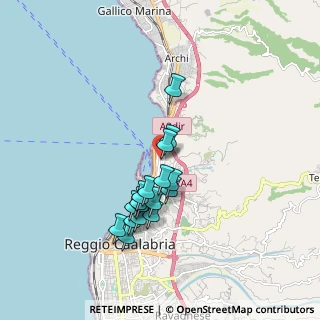 Mappa Via Esperia, 89122 Reggio di Calabria RC, Italia (1.73471)