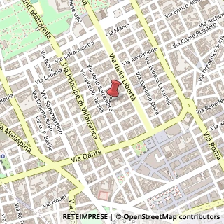 Mappa Via XX Settembre, 47, 90141 Palermo, Palermo (Sicilia)