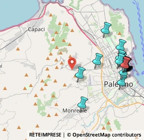 Mappa Via Misilmeri, 90135 Palermo PA, Italia (5.5435)