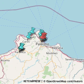 Mappa 90141 Palermo PA, Italia (10.01467)
