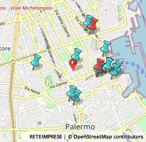 Mappa 90141 Palermo PA, Italia (0.94643)