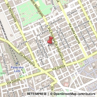 Mappa Via Giuseppe de Spuches, 54, 90141 Palermo, Palermo (Sicilia)