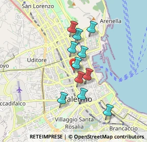 Mappa Via Guglielmo Marconi, 90144 Palermo PA, Italia (1.57182)