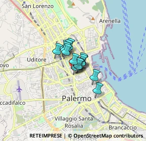 Mappa 90141 Palermo PA, Italia (0.76563)