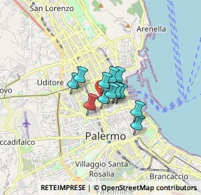 Mappa 90141 Palermo PA, Italia (0.9225)