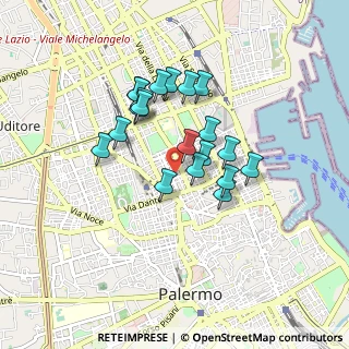 Mappa 90141 Palermo PA, Italia (0.778)