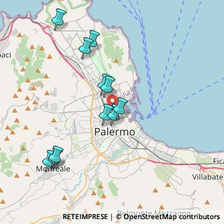 Mappa 90141 Palermo PA, Italia (4.32727)