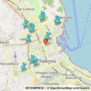 Mappa 90141 Palermo PA, Italia (2.36667)