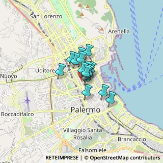Mappa 90141 Palermo PA, Italia (0.84)