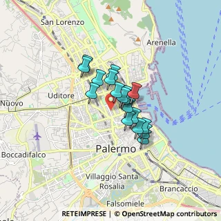 Mappa 90141 Palermo PA, Italia (1.17444)