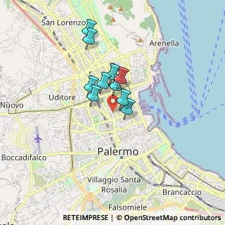 Mappa 90141 Palermo PA, Italia (1.27727)