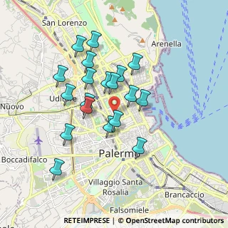 Mappa 90141 Palermo PA, Italia (1.74895)
