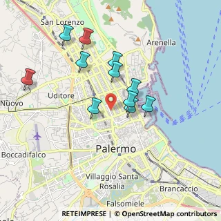Mappa 90141 Palermo PA, Italia (1.82727)