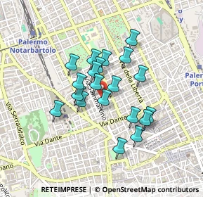 Mappa 90141 Palermo PA, Italia (0.373)