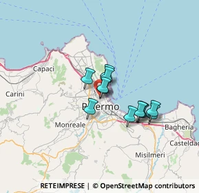 Mappa 90141 Palermo PA, Italia (5.27417)