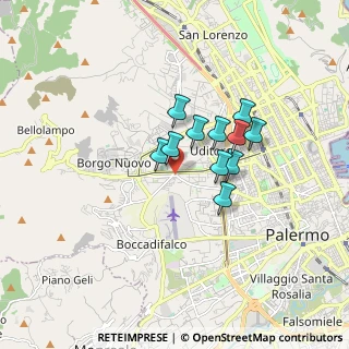 Mappa Via Giovanni, 90135 Palermo PA, Italia (1.31)