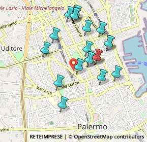 Mappa Via Cantieri Finocchiaro, 90141 Palermo PA, Italia (0.97)