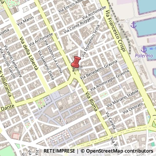 Mappa Piazza Don Luigi Sturzo, 44, 90139 Palermo, Palermo (Sicilia)