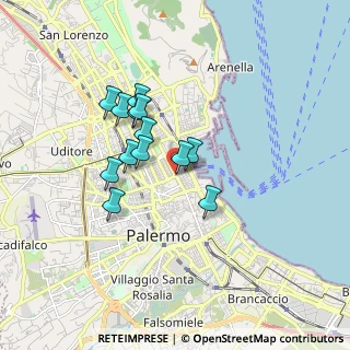 Mappa Piazza Luigi Sturzo, 90139 Palermo PA, Italia (1.50231)
