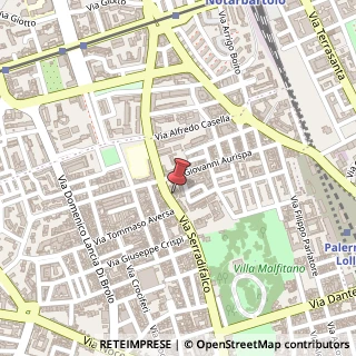 Mappa Via Serradifalco, 101, 90145 Palermo, Palermo (Sicilia)