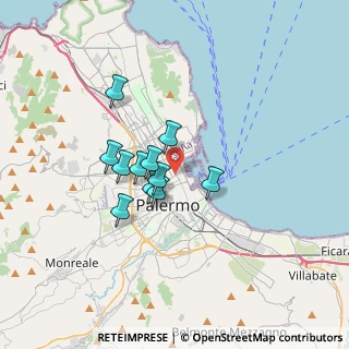 Mappa 90139 Palermo PA, Italia (2.73818)