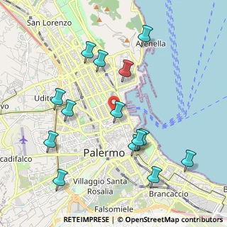 Mappa 90139 Palermo PA, Italia (2.45357)
